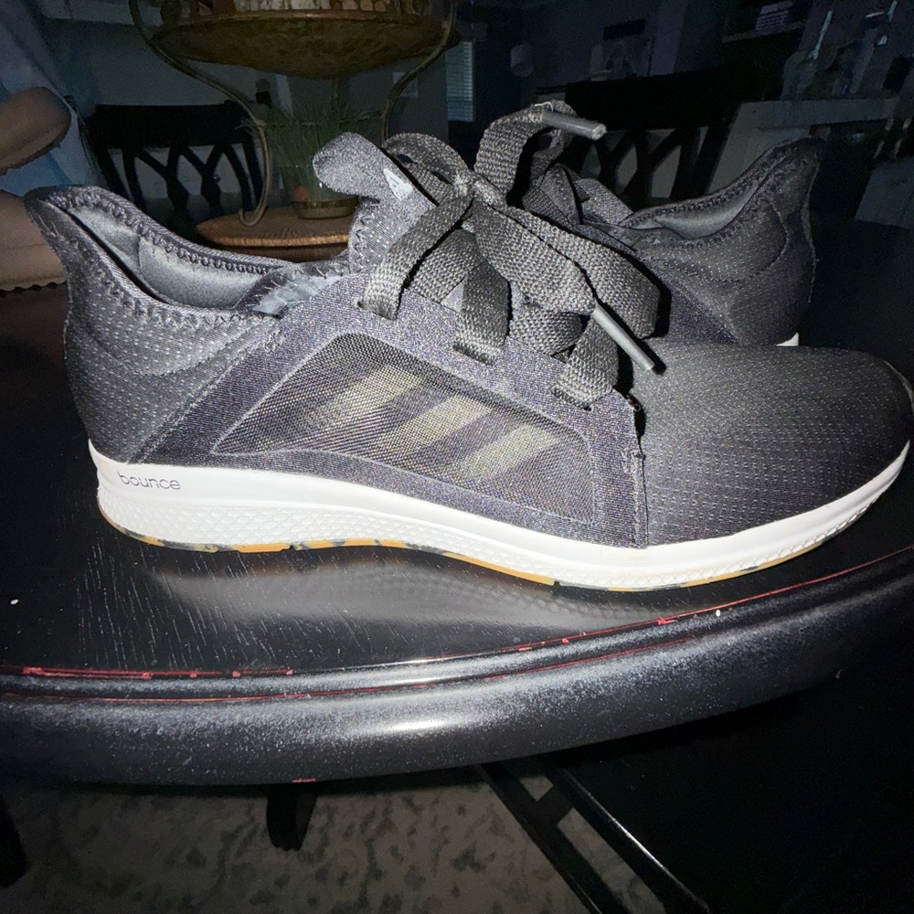 Adidas Black Sneakers with White Accents